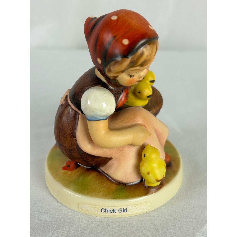 Goebel W Germany Chick Girl Figurine Girl With Chicks Vintage